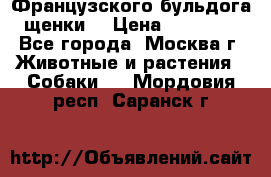 Французского бульдога щенки  › Цена ­ 35 000 - Все города, Москва г. Животные и растения » Собаки   . Мордовия респ.,Саранск г.